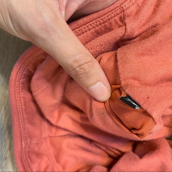 GYMSHARK Moroccan red Jersey ruched shorts bra - Picture 10 of 11